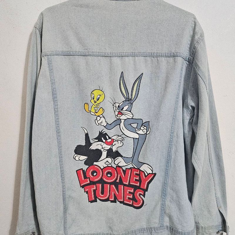 Jaqueta Jeans Looney Tunes Looney Tunes Usado 107088444 enjoei