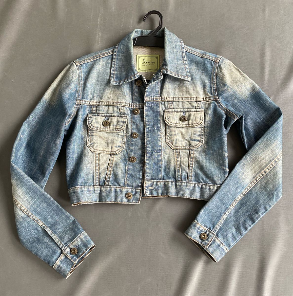 jaqueta jeans m officer