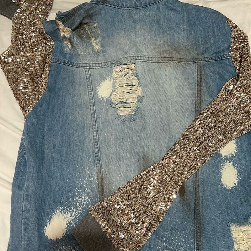 Casaco Jaqueta Jaqueta Jeans Paete Hot Jaqueta Jeans Com Paete Hotsell