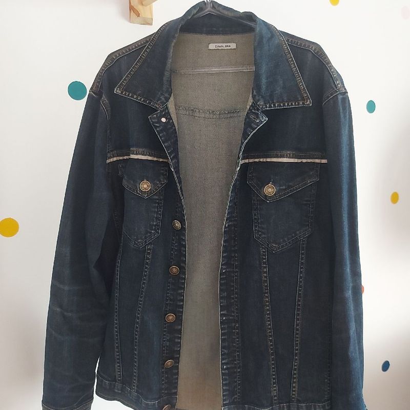 Jaqueta jeans sale masculina cavalera