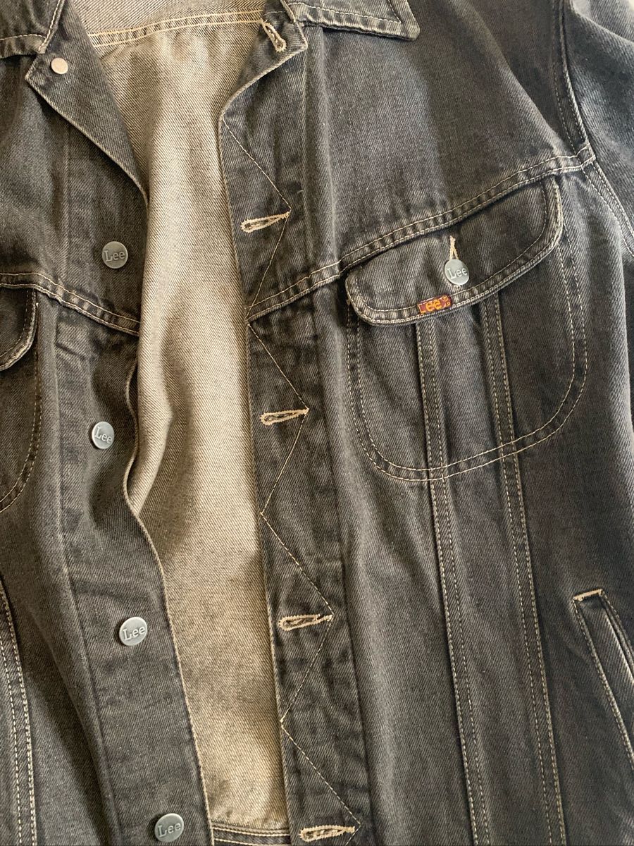 jaqueta jeans masculina lee