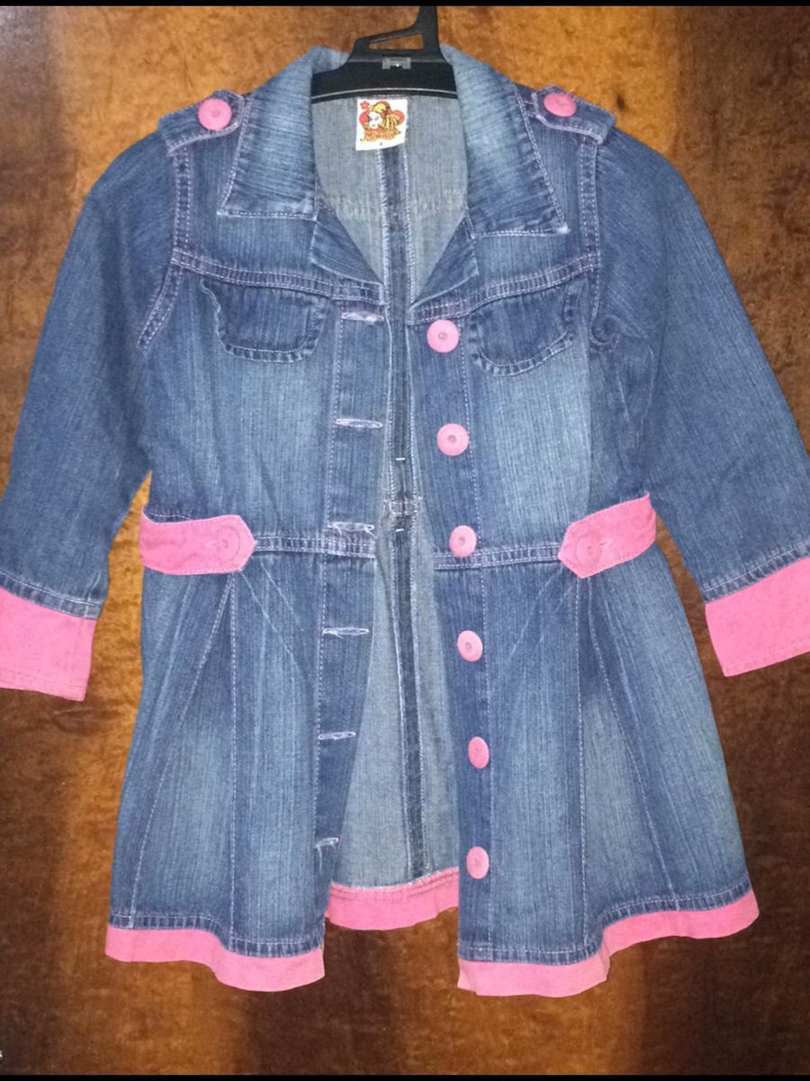 jaqueta jeans menina