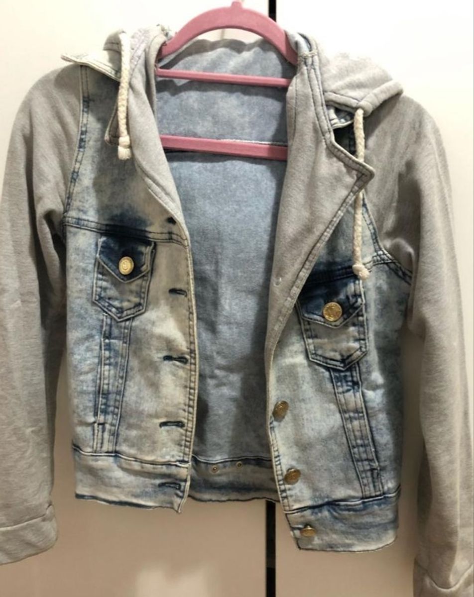 enjoei jaqueta jeans