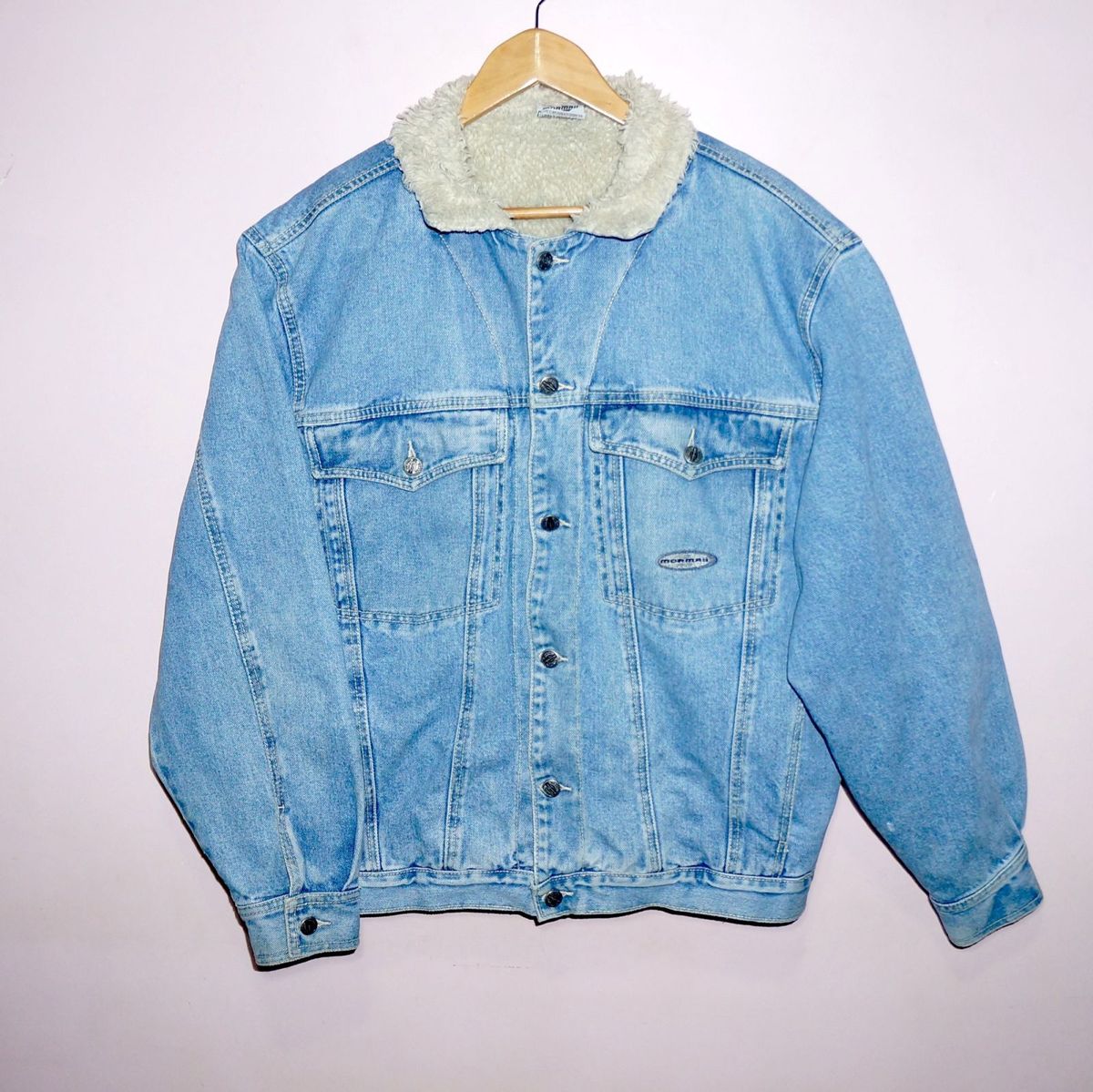 jaqueta jeans oversized vintage