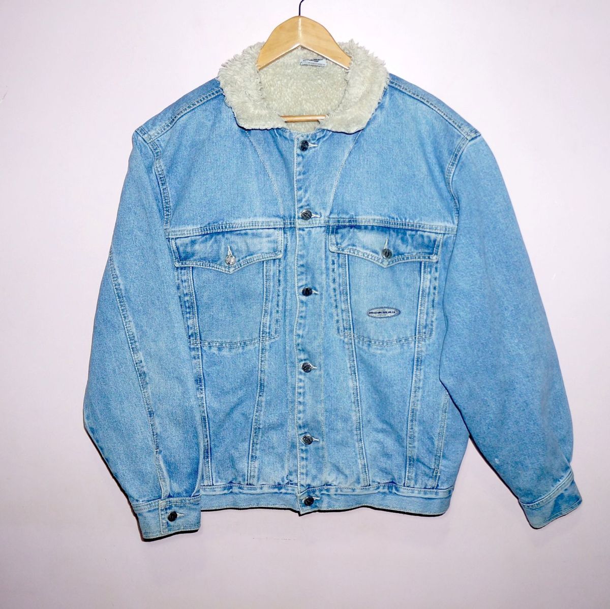 jaqueta jeans vintage oversized