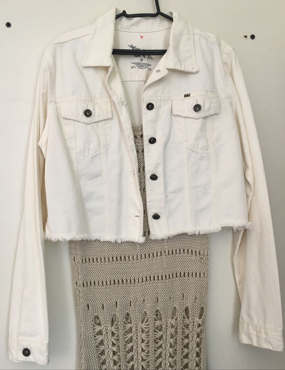 jaqueta off white feminina