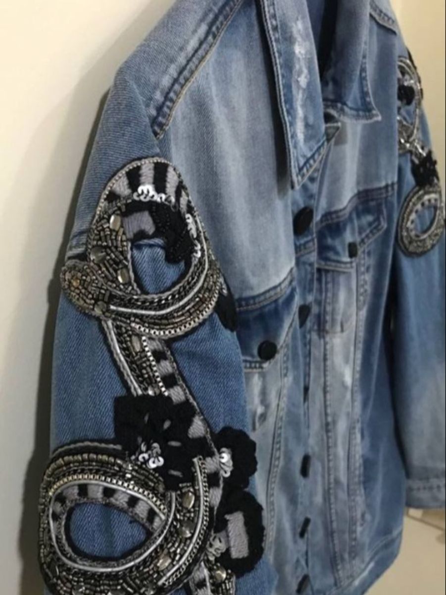 jaqueta jeans animale