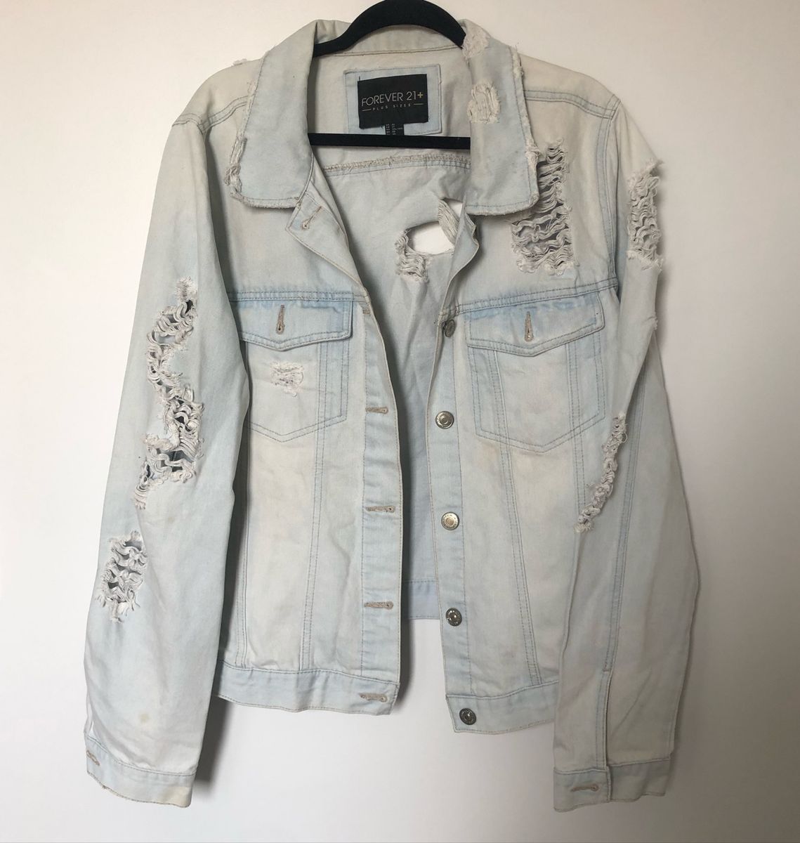 jaqueta jeans feminina forever 21