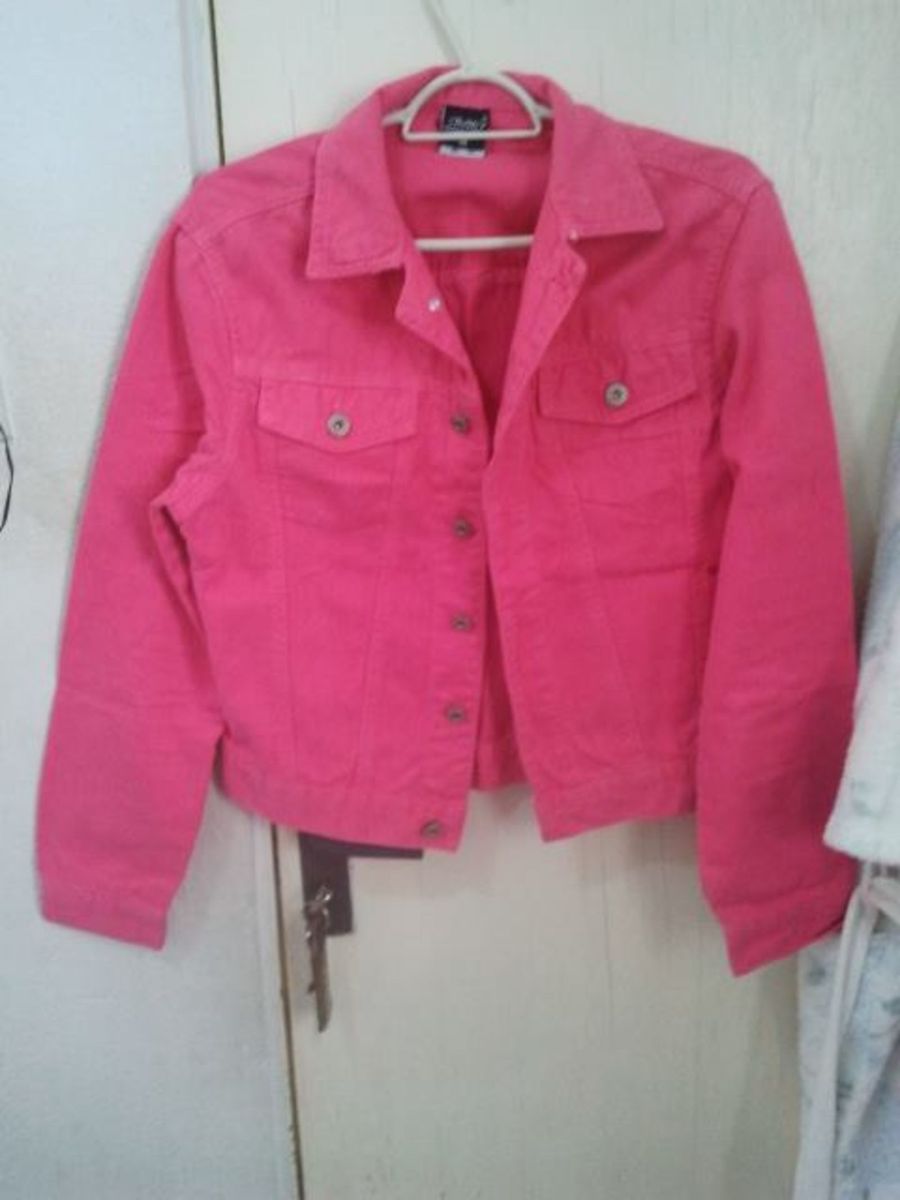 jaqueta jeans pink