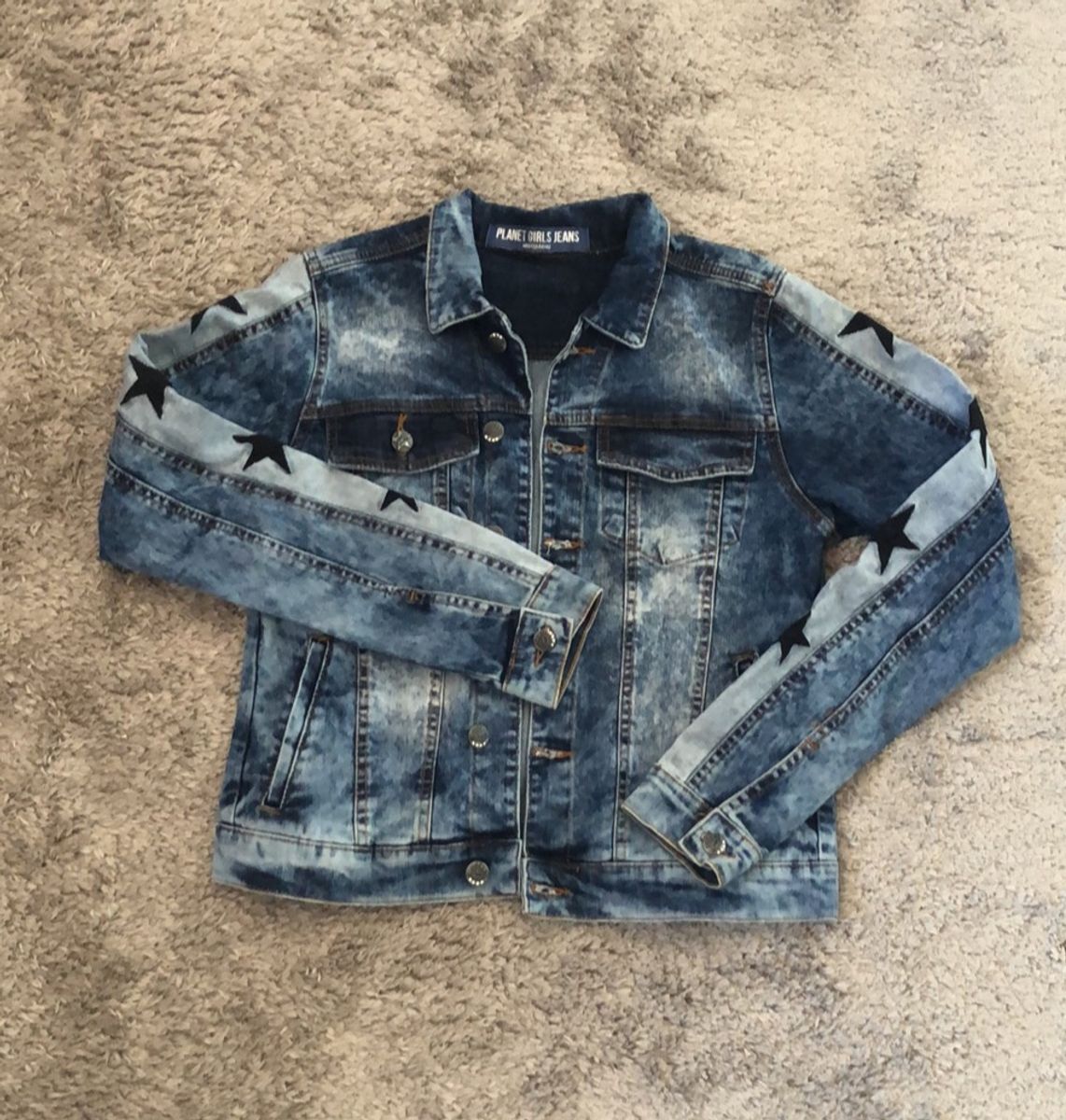 jaqueta jeans planet girls