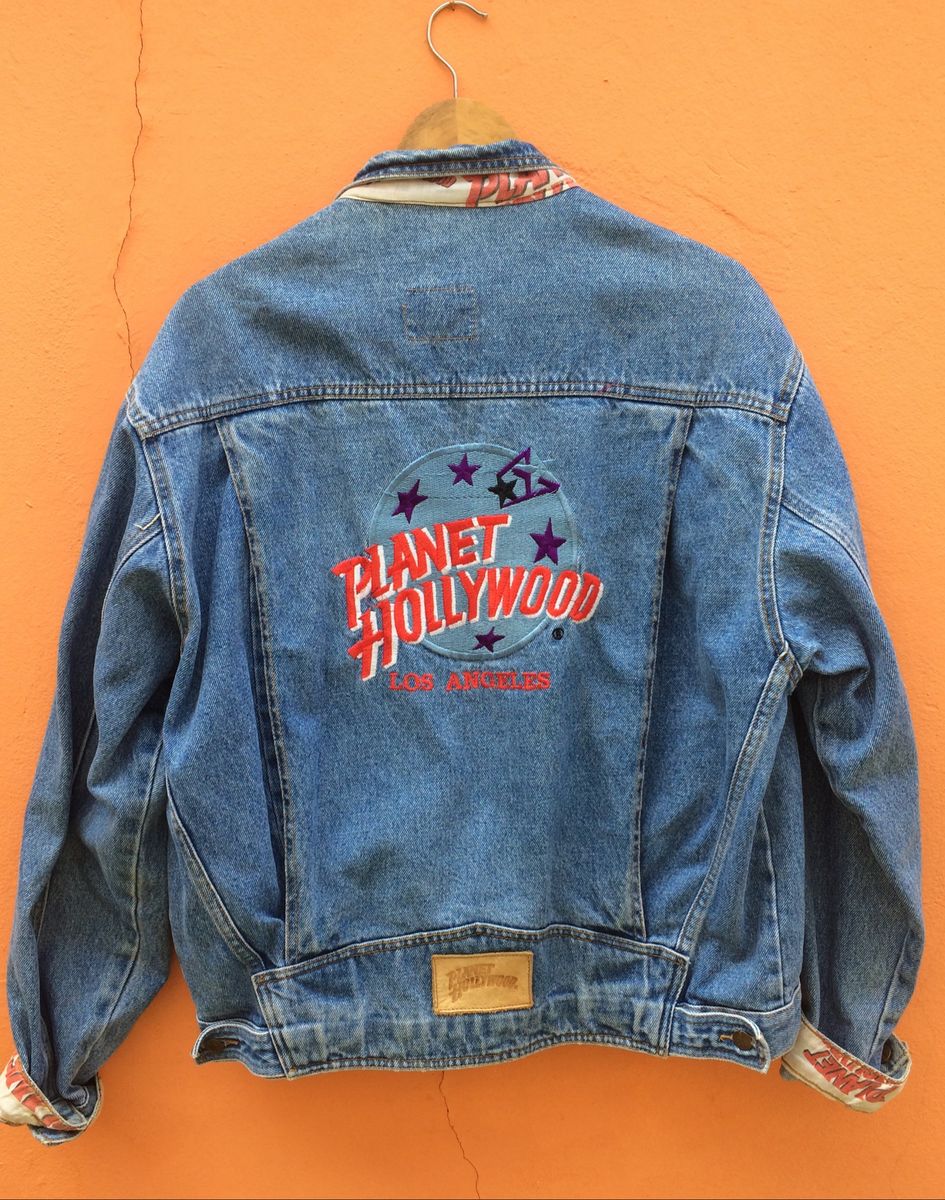 jaqueta jeans masculina anos 90