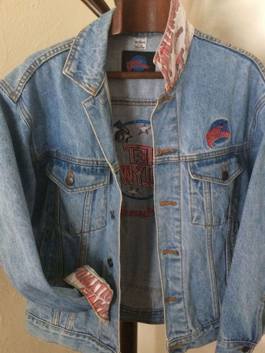 jaqueta jeans planet hollywood