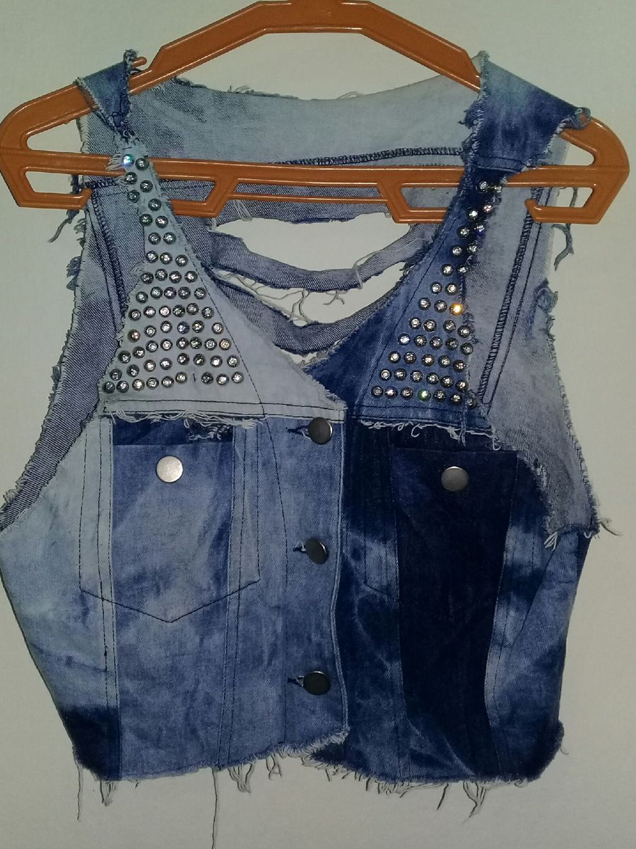 jaqueta jeans punk