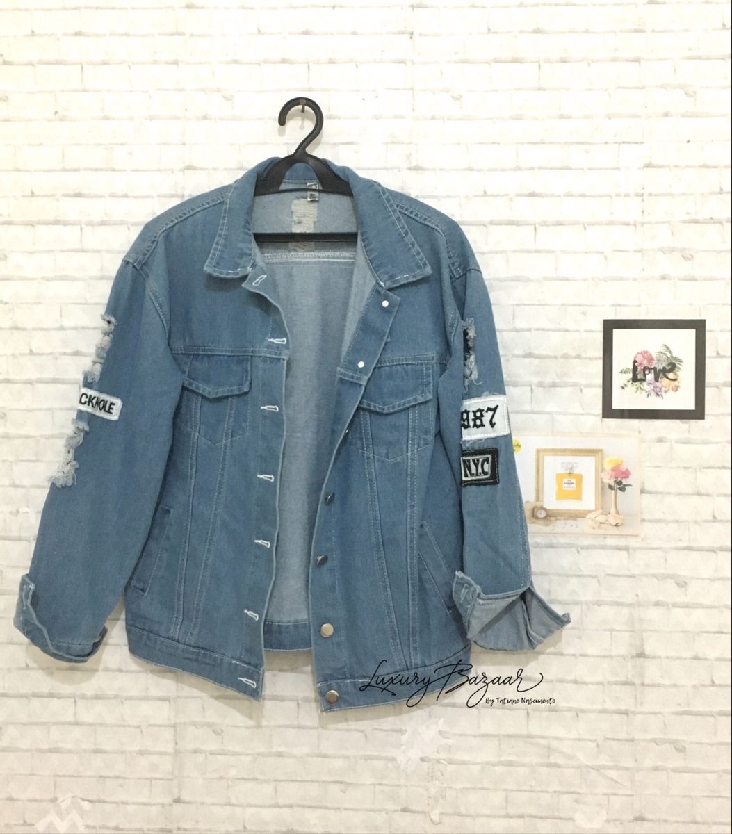 jaqueta jeans blogueiras