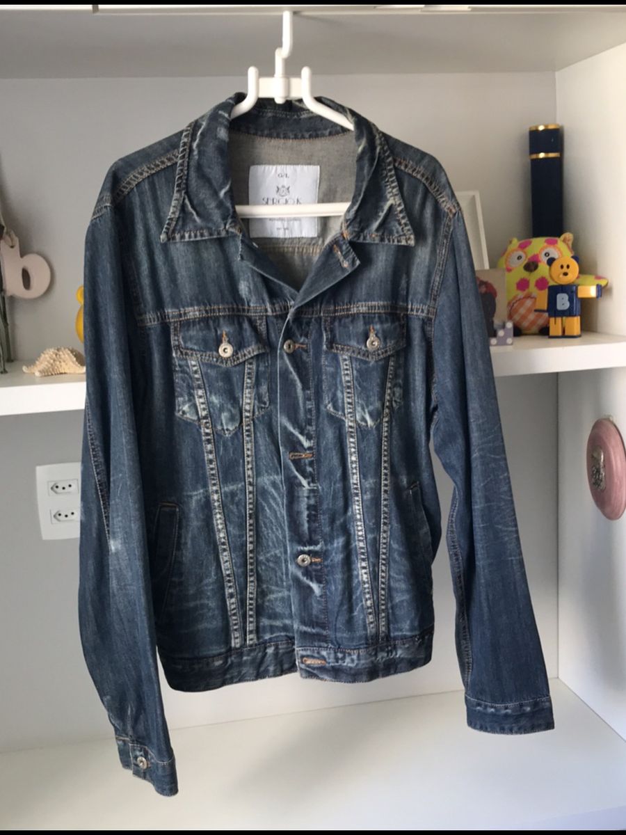 jaqueta jeans sergio k