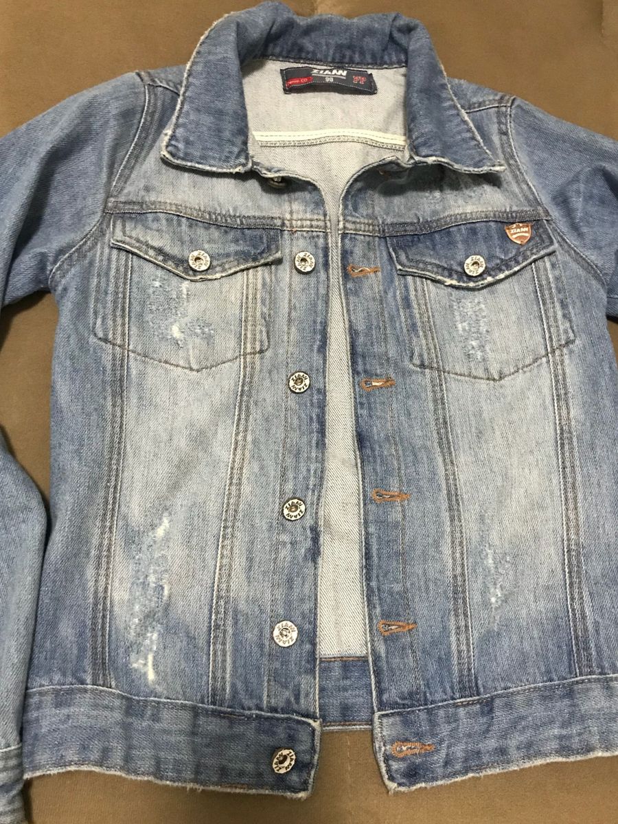 jaqueta jeans pp