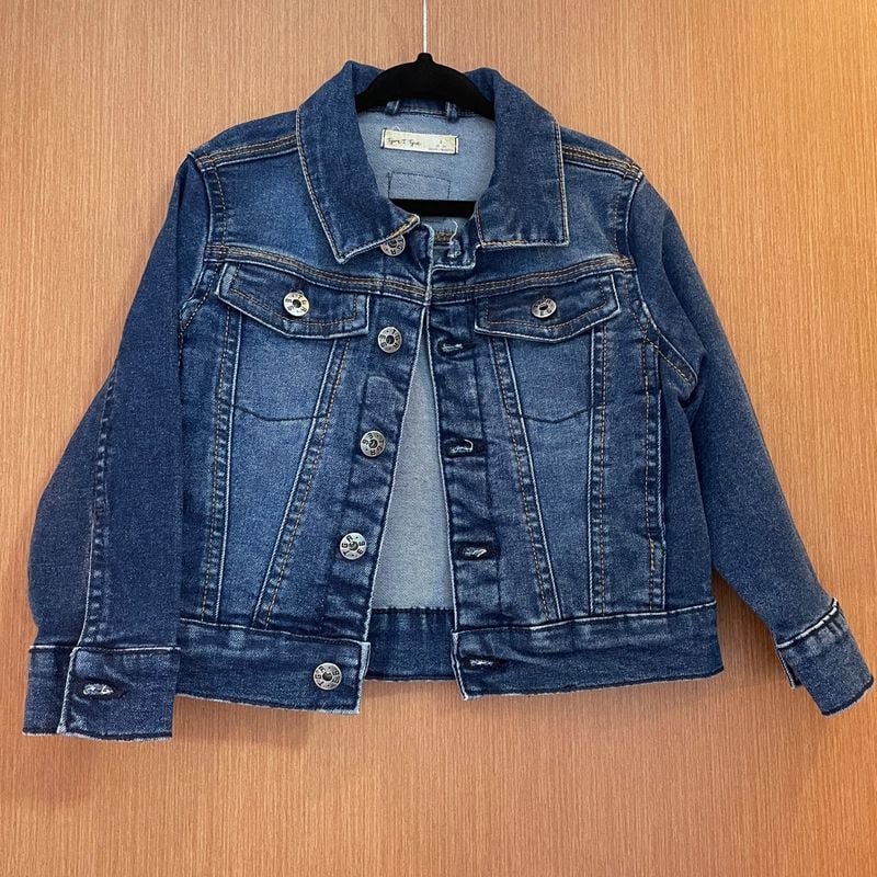 Jaqueta Jeans Tigor Roupa Infantil para Bebê Tigor Tigre