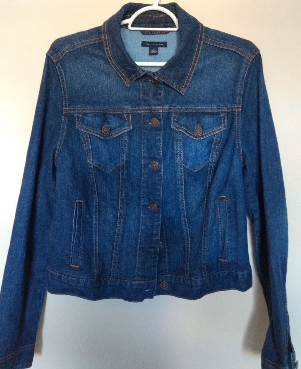 jaqueta jeans tommy hilfiger
