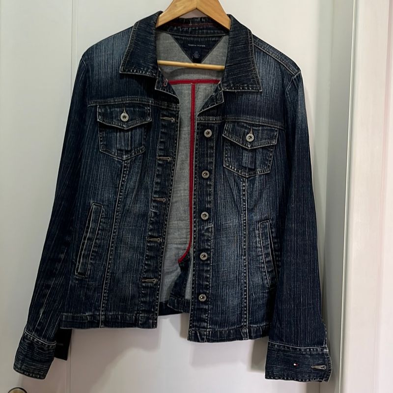 Jaqueta jeans store tommy hilfiger feminina