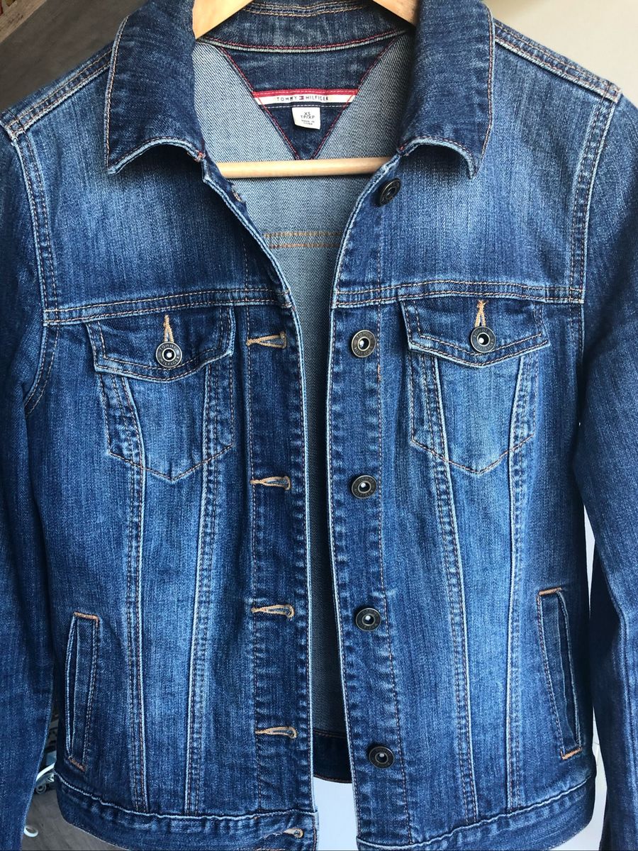 jaqueta jeans tommy hilfiger