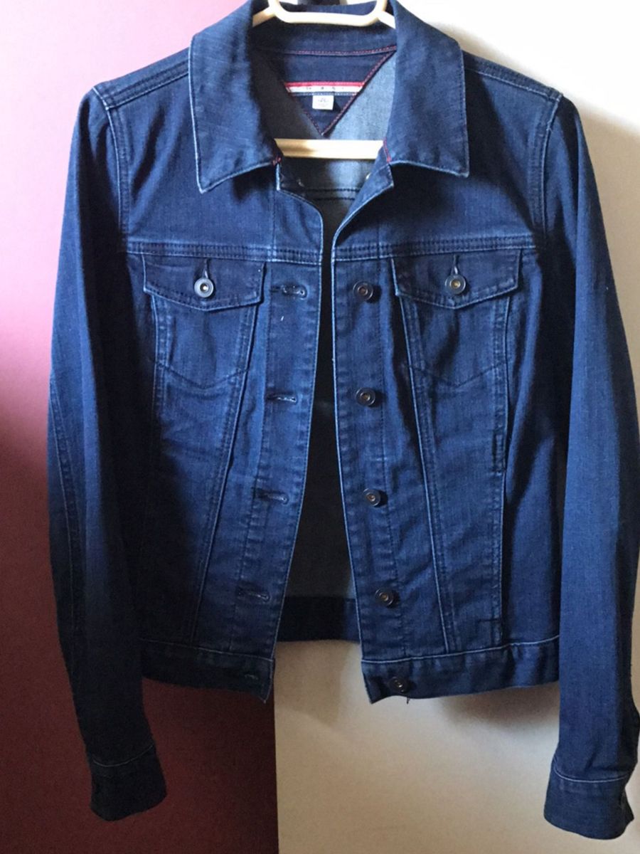 jaqueta jeans tommy hilfiger