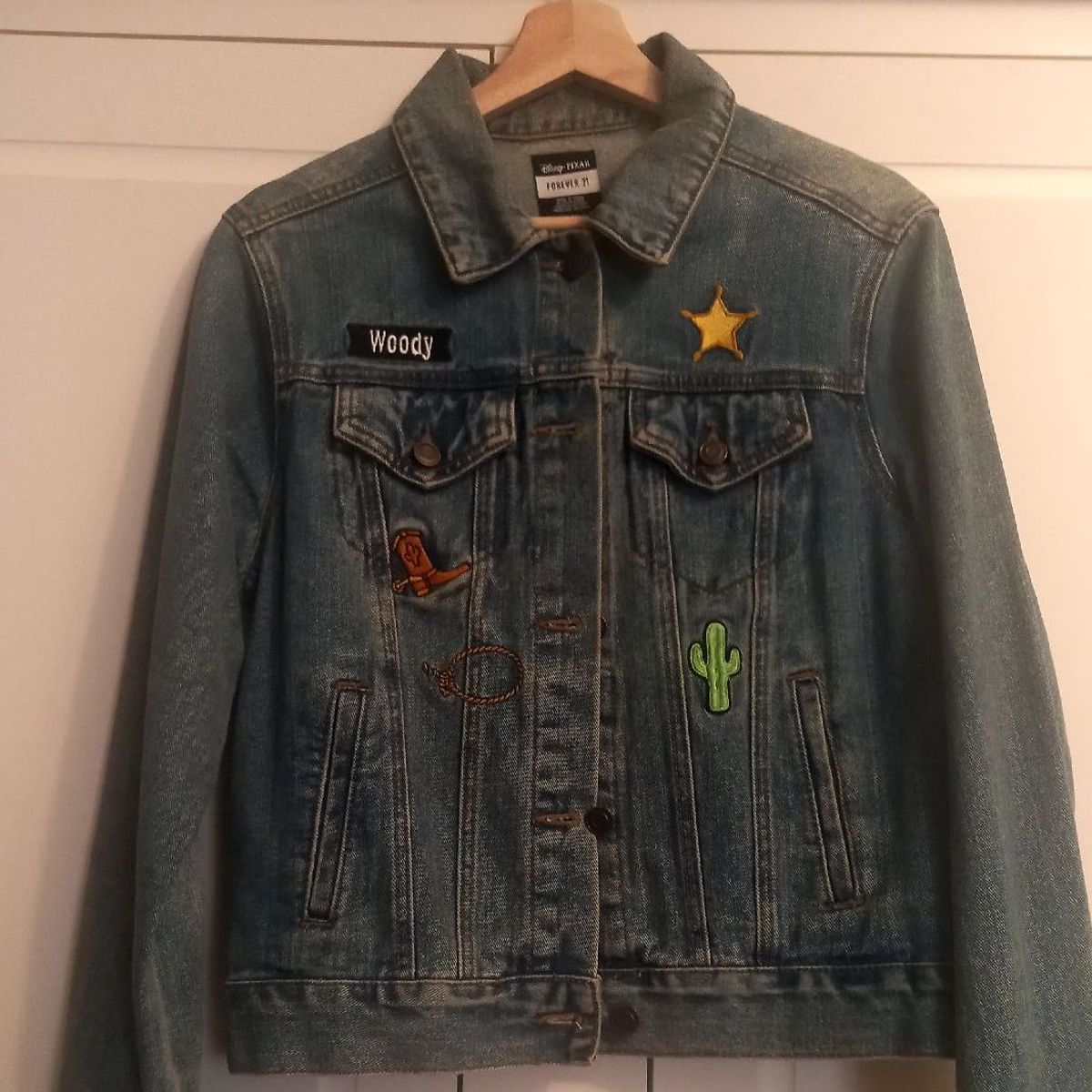 Forever 21 toy story denim clearance jacket