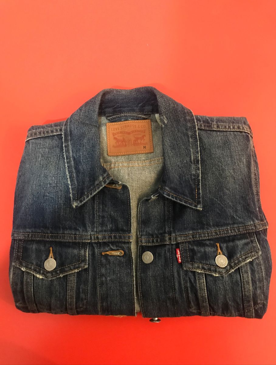 jaqueta jeans levis tradicional