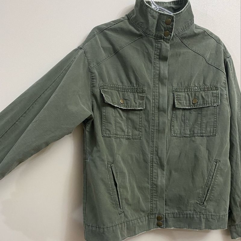 Casaco verde hot sale militar renner