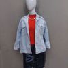 jaqueta jeans vintage - jeans denim índigo blue
