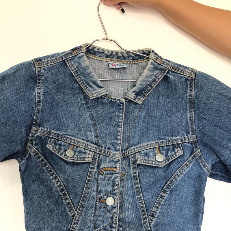 Jaqueta Jeans Vintage Anos 90 Casaco Feminino Kittu’s Rio Usado 68366963  enjoei