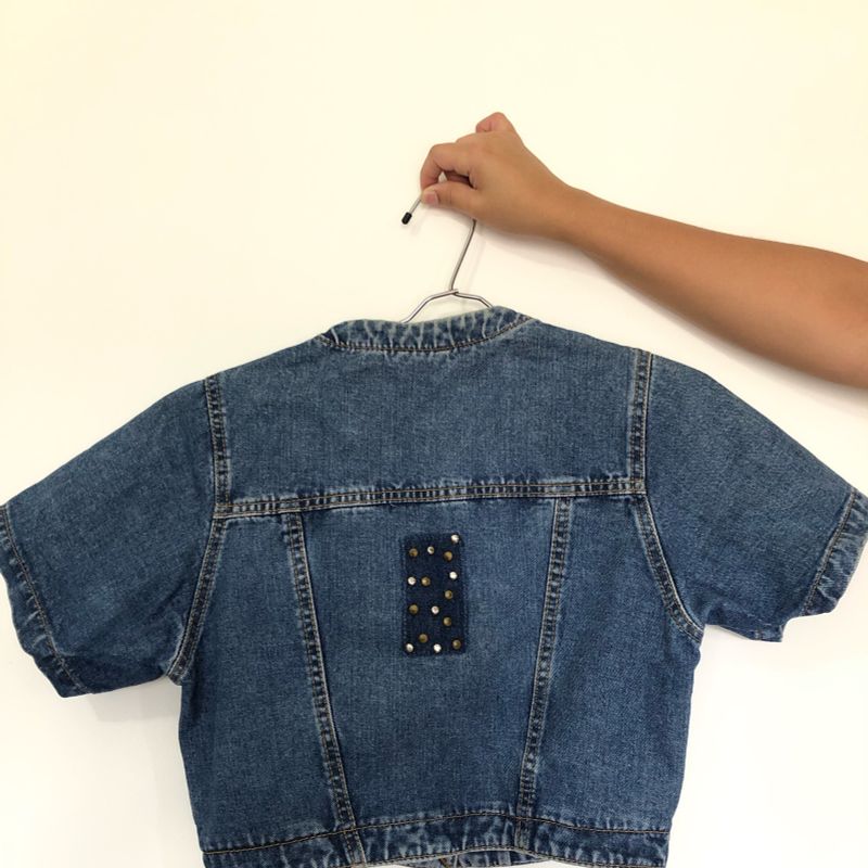 Jaqueta Jeans Vintage Anos 90 Kittu's Rio Usado 68366963 enjoei