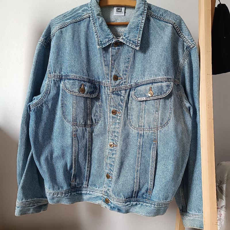 Jaqueta Jeans Vintage Cgc Lee Original Casaco Feminino Lee Usado 93396503  enjoei