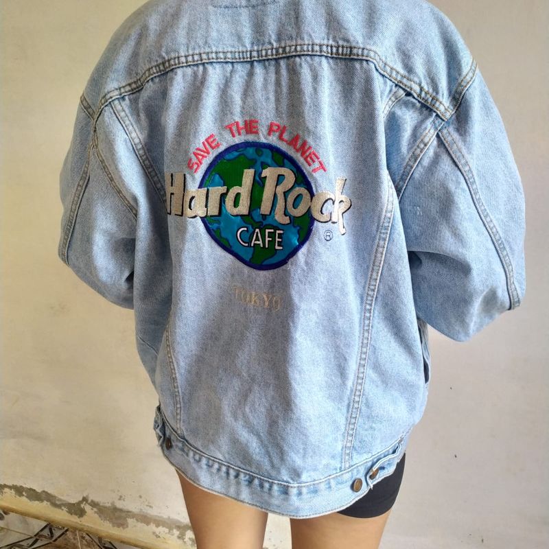 Jaqueta jeans store hard rock original