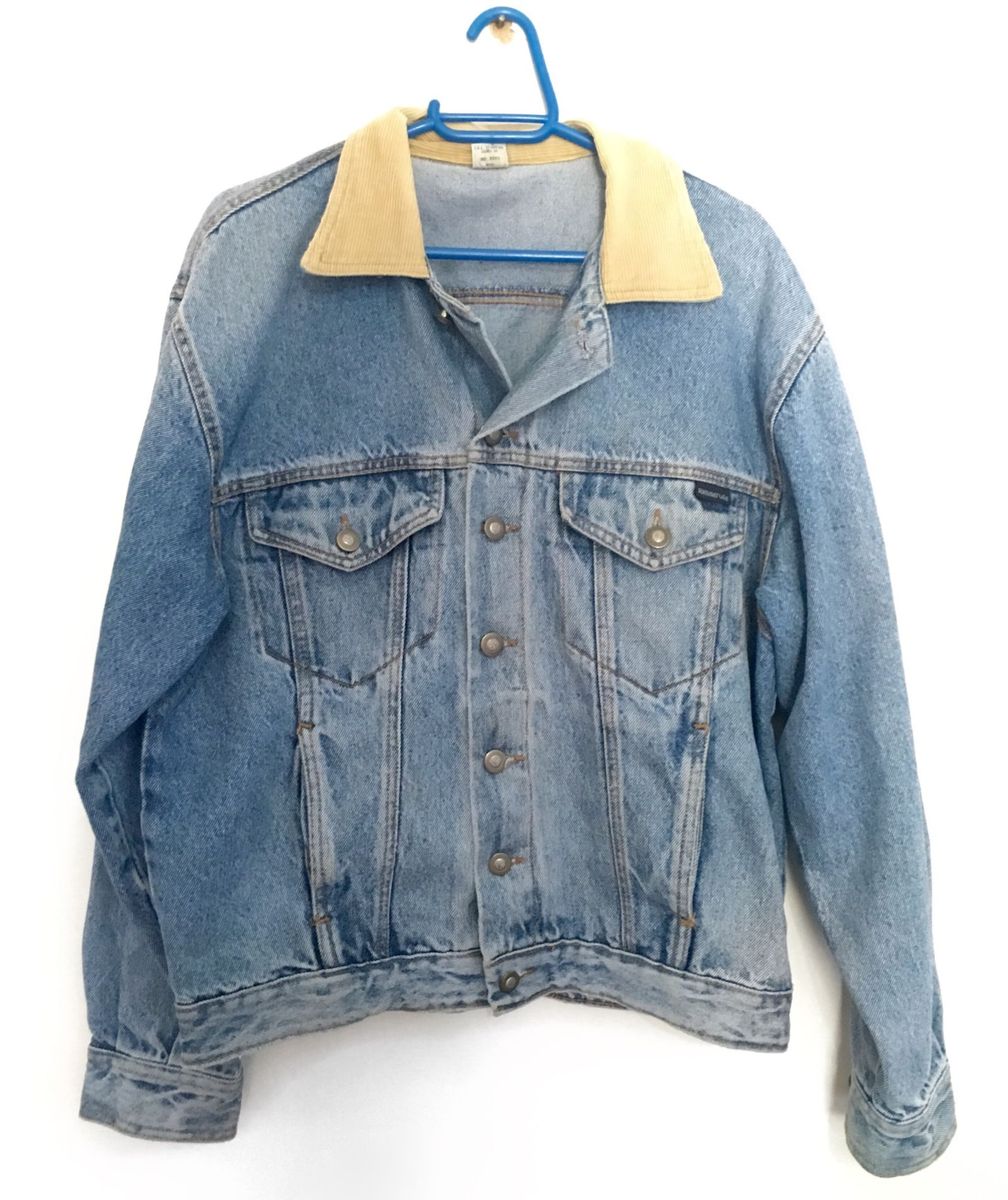 jaqueta jeans masculina anos 90