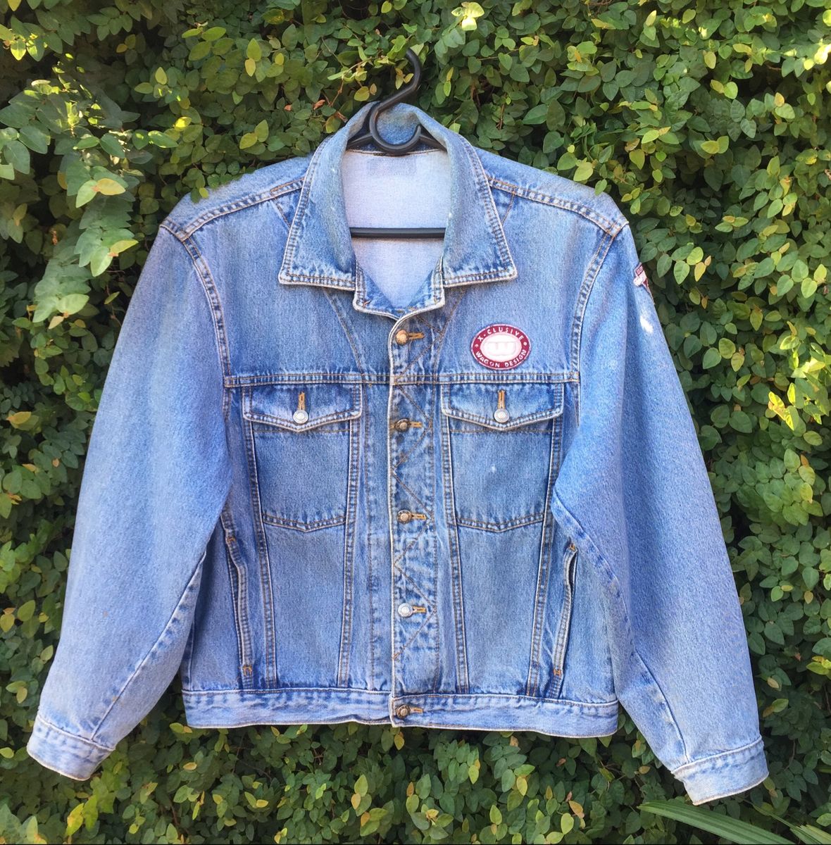 enjoei jaqueta jeans