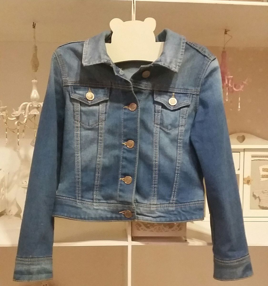 jaqueta jeans infantil feminina zara