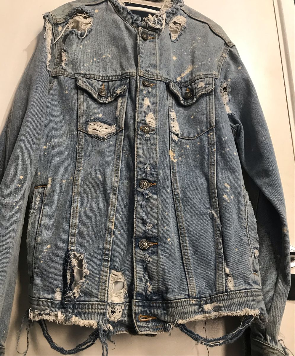 jaqueta jeans masculina enjoei