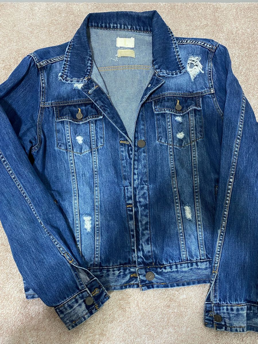 jaqueta jeans feminina zara