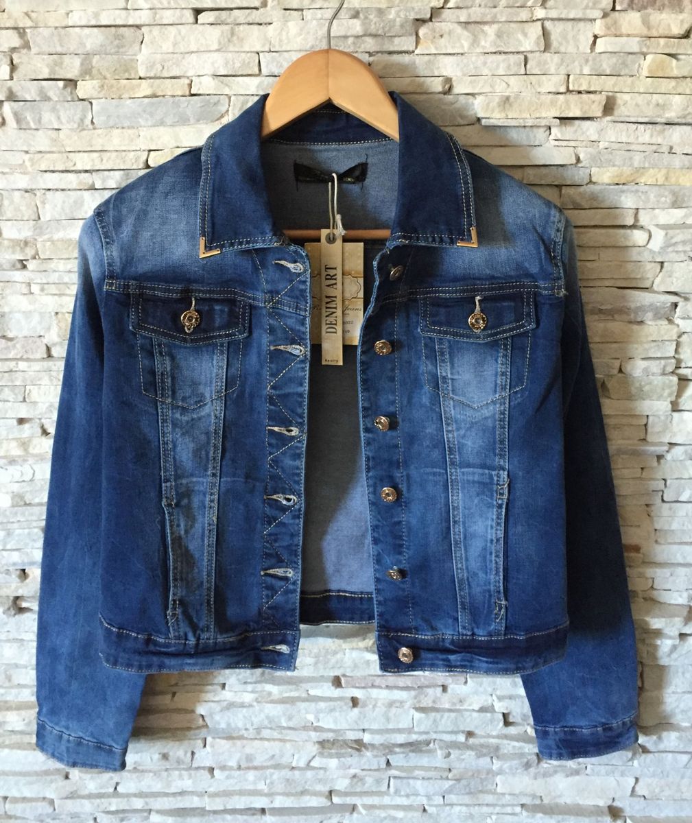 enjoei jaqueta jeans