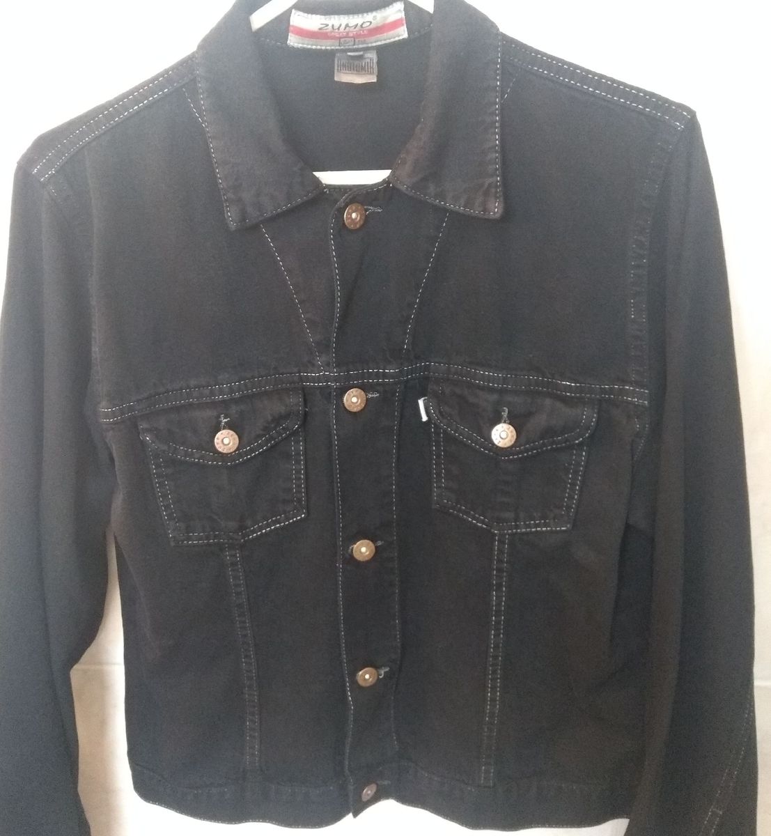 enjoei jaqueta jeans