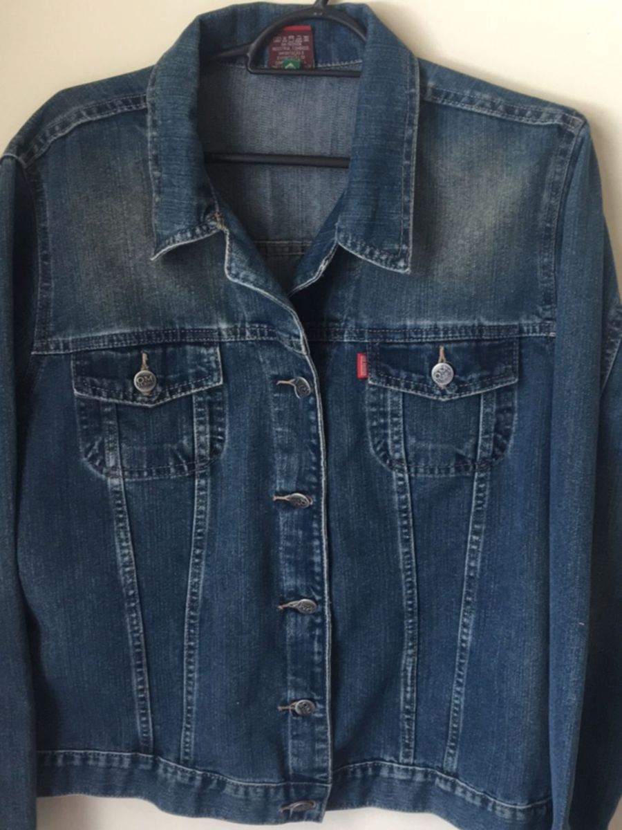 enjoei jaqueta jeans