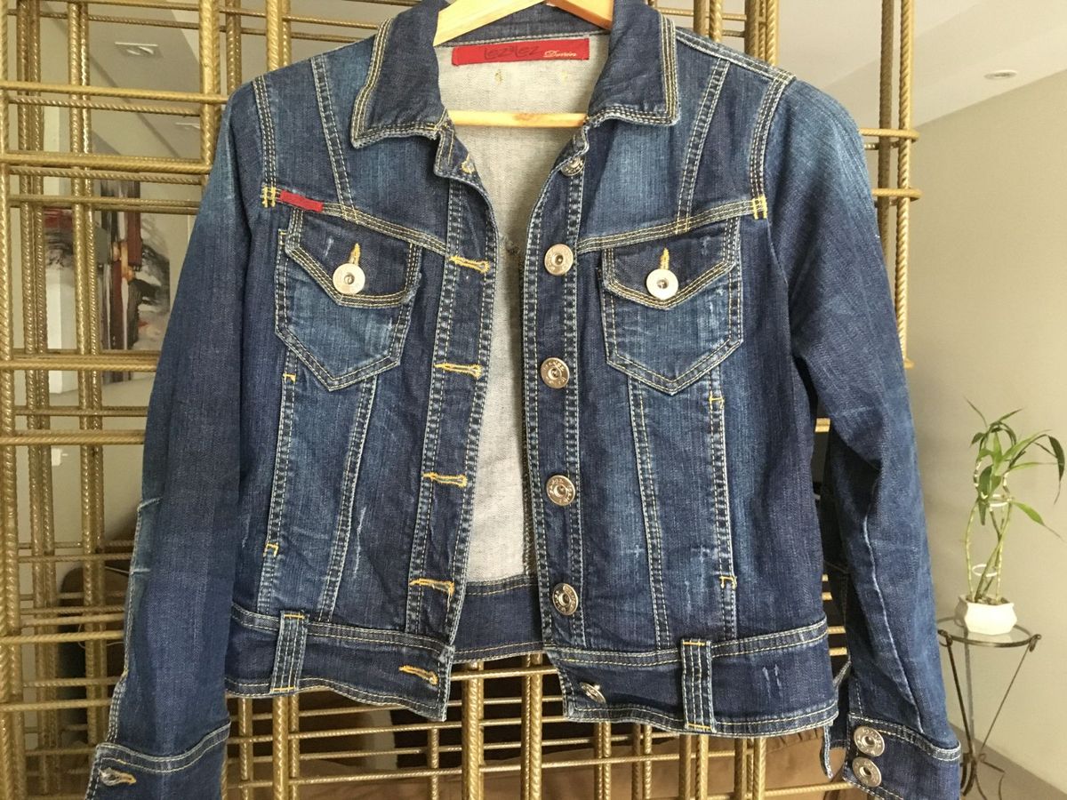 Jaqueta Jeans Casaco Feminino Lez A Lez Usado 34087505 Enjoei