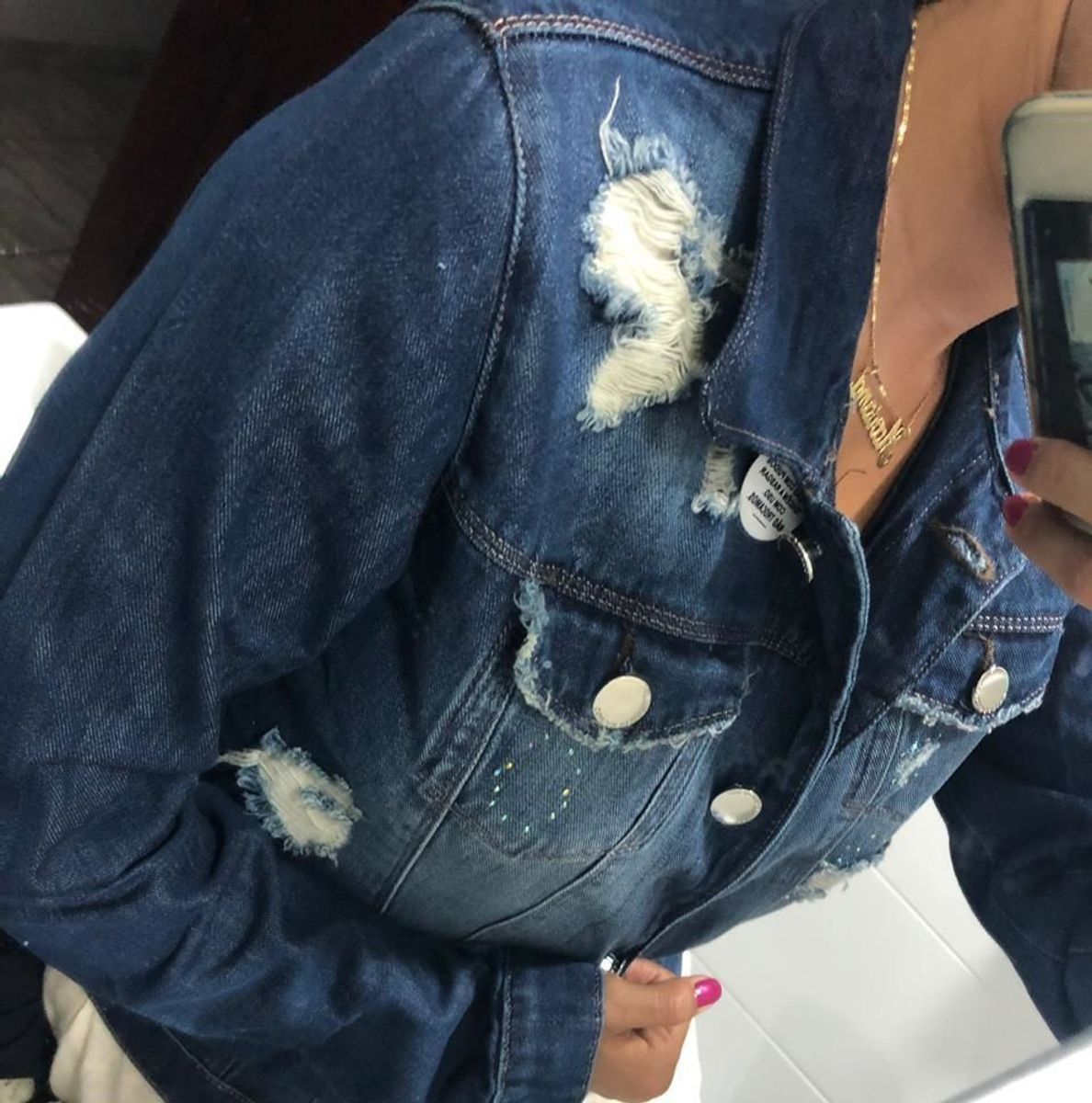 jaqueta jeans consciência