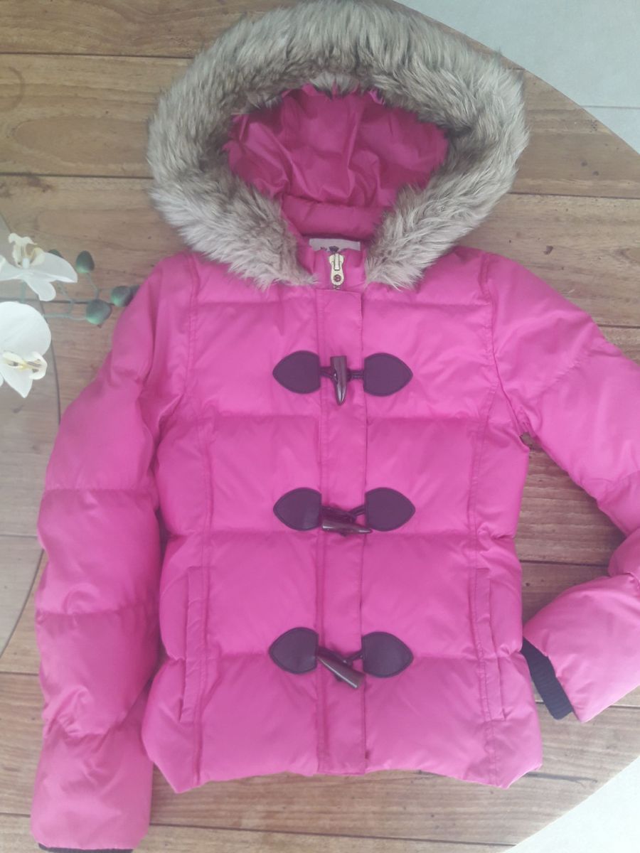 jaqueta pena de ganso infantil