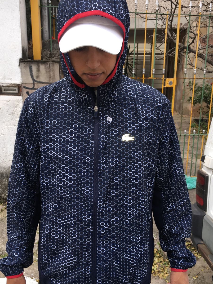 jaqueta impermeavel lacoste