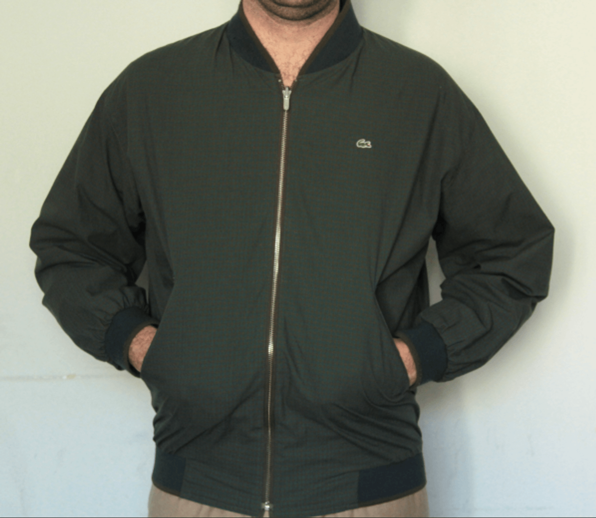 jaqueta bomber masculina lacoste