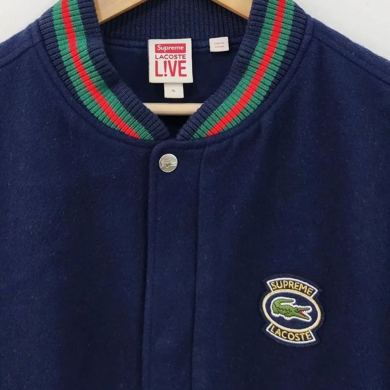 Jaqueta Lacoste X Supreme | Lacoste X Supreme Usado 103440139 | enjoei