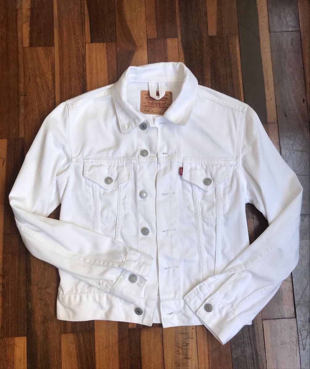 jaqueta levis branca