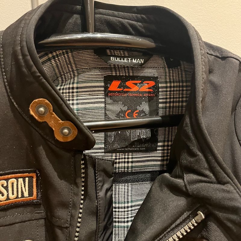 Jaqueta Ls2 Bullet com Patch Original Harley Davidson Casaco