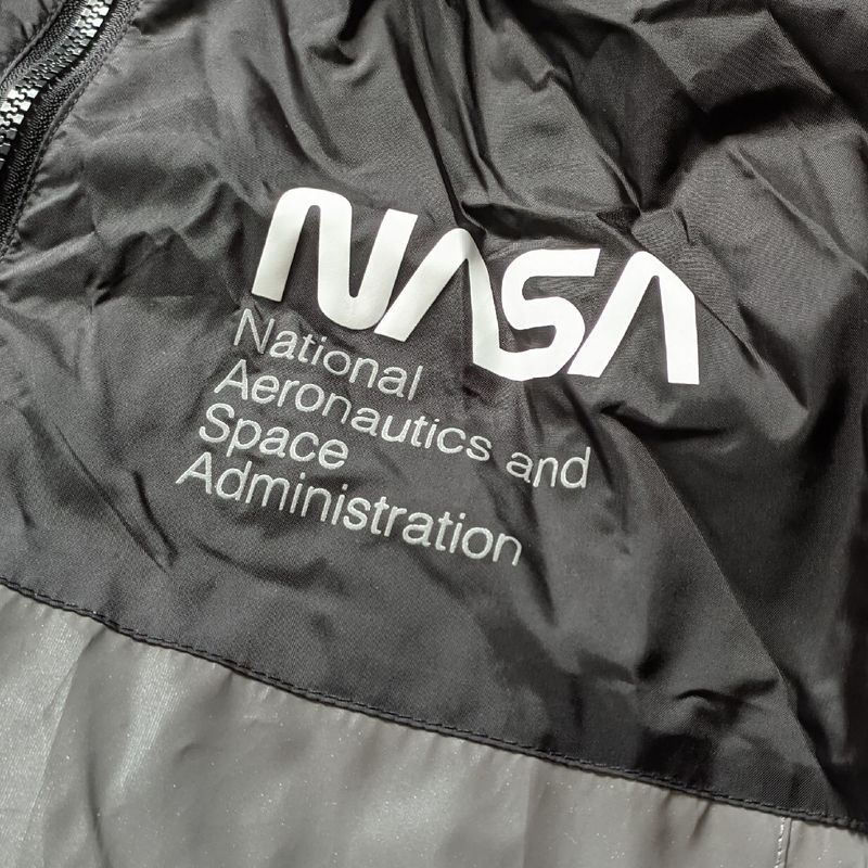 Jaqueta Maravilhosa Nasa Refletiva com Capuz Nova Casaco